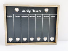 Load image into Gallery viewer, Weekly Chalkboard Planner
