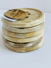 Load image into Gallery viewer, Wooden Button Coasters - Set of 6
