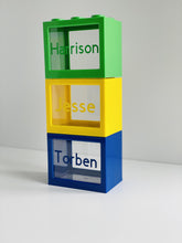 Load image into Gallery viewer, Red Lego Style Money Box - Personalised
