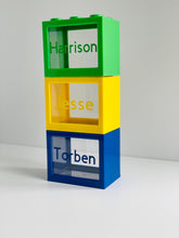 Load image into Gallery viewer, Pink Lego Style Money Box - Personalised
