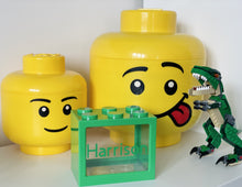 Load image into Gallery viewer, Red Lego Style Money Box - Personalised
