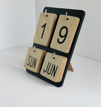 Load image into Gallery viewer, Wooden Desk Calendar
