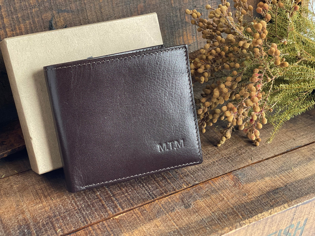 Personalised Luxury Leather Wallet