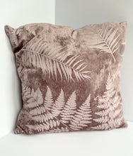 Load image into Gallery viewer, Leaf Design Cushion - Dusky Pink
